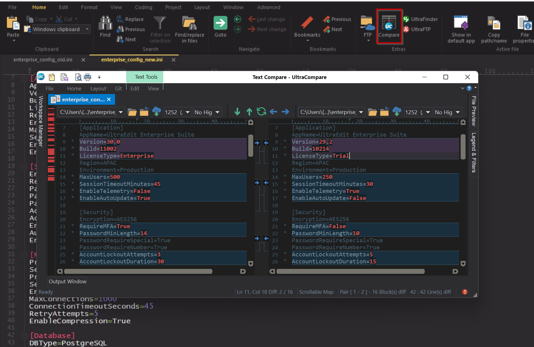 UltraCompare 差异对比