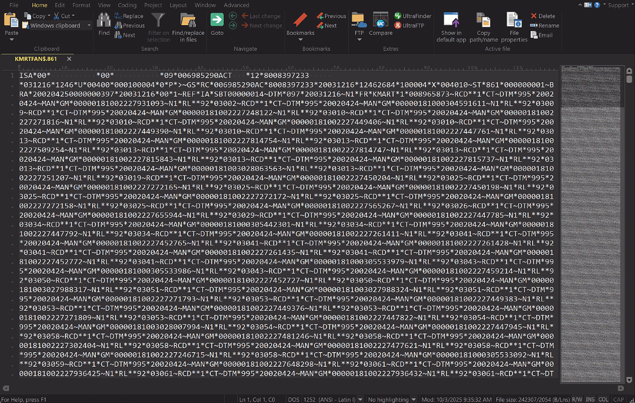 UltraEdit 代码格式化